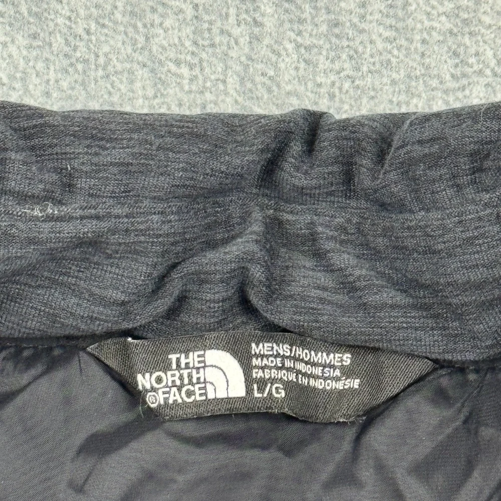 The North‎ Face Jacket Mens Large Gray Eros 550 Goose Down Puffer Light 1/2 Snap
